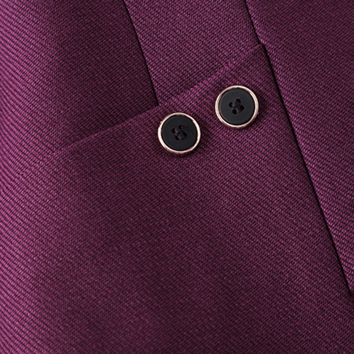 W&W Mode | Eleganter Damen Blazer Und Hosenanzug Lässiges & Bequemes Design
