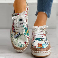 Blumige Sneaker