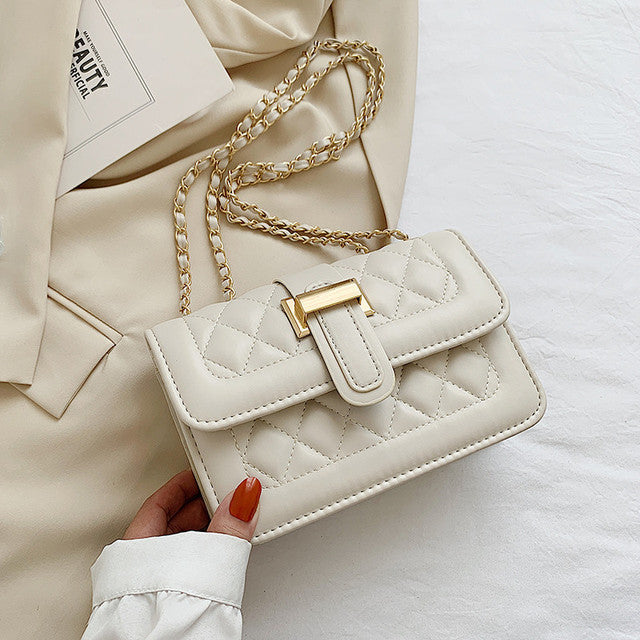 W&W Mode | Beige Schultertasche