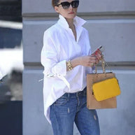 WW | Schicke, Oversized Bluse mit Knopfleiste für Damen