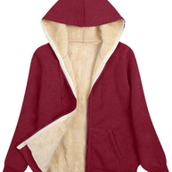 WW | Warme und weiche Kapuzenjacke für Damen | Perfekt für den Winter