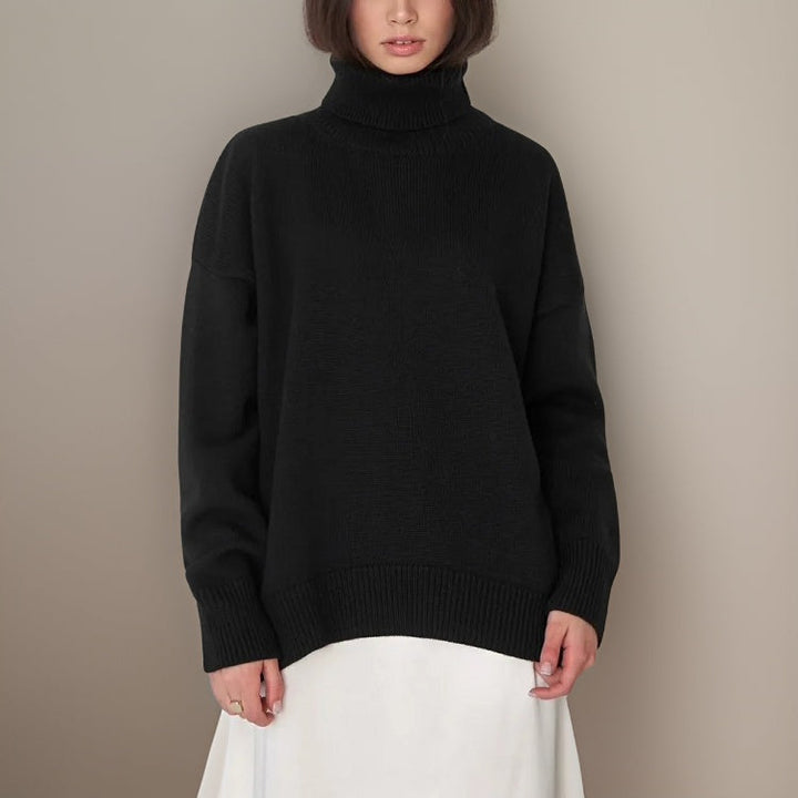 W&W Mode | Warmer Oversized Rollkragenpullover Für Den Winter