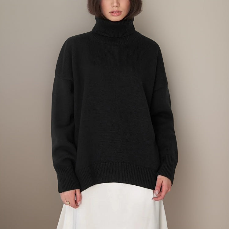 WW | Warmer Oversized Rollkragenpullover Für Den Winter