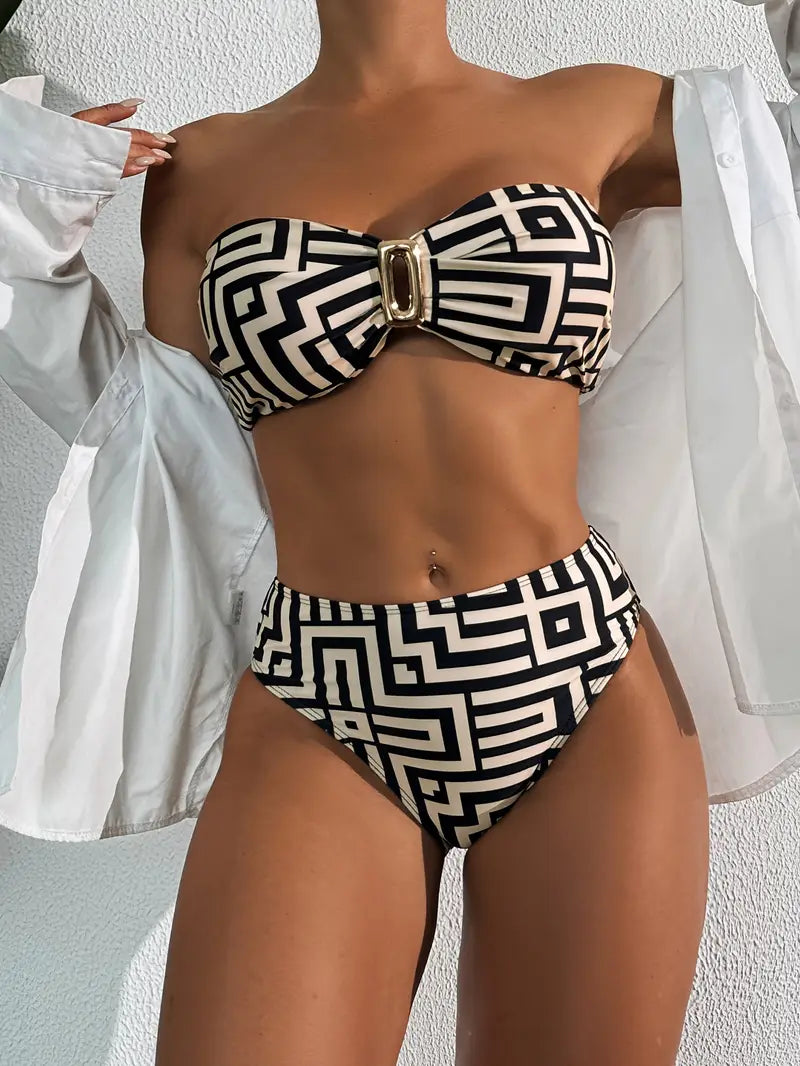 WW | Modischer Bikini Für Pooltage