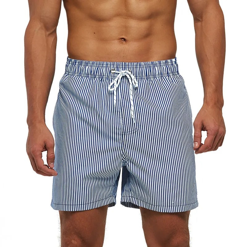 WW | Atmungsaktive Badeshorts mit Funky Print für Männer
