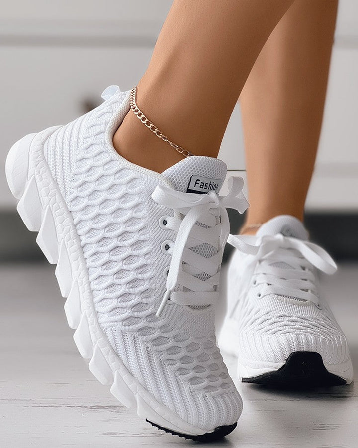 W&W Mode - Bubble Lace Schuhe mit Textur