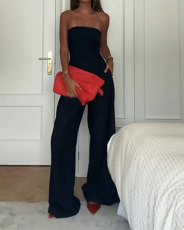 WW | Eleganter Off Shoulder Jumpsuit Für Damen