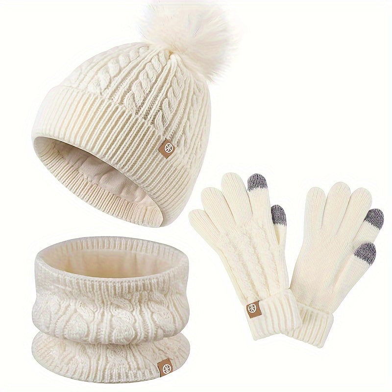 WW | 3-Teiliges Winterset Für Raffinierten Winterstil Für Frauen