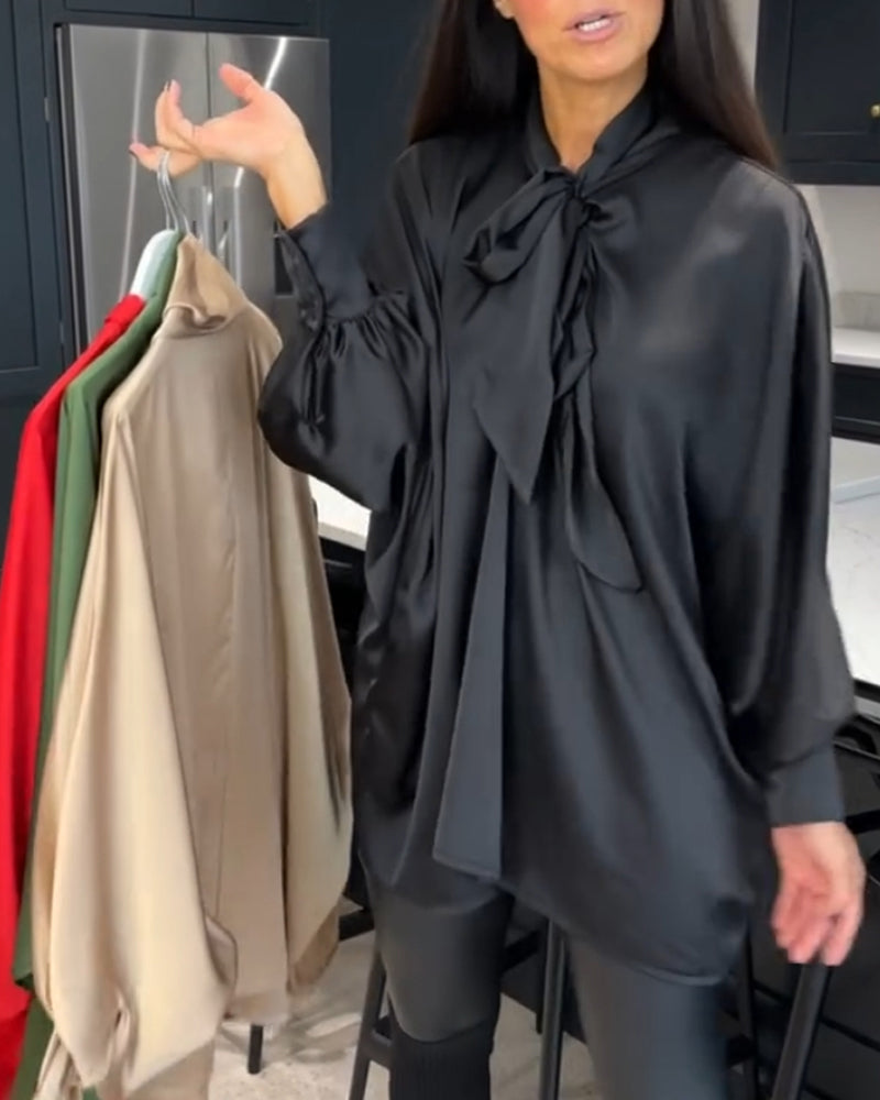 WW | Bandkragen und Elegante Bluse