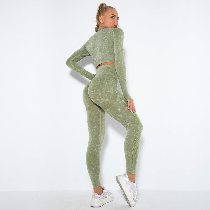 W&W Mode | Sportliches Set Mit Crop Top Und High Waist Leggings