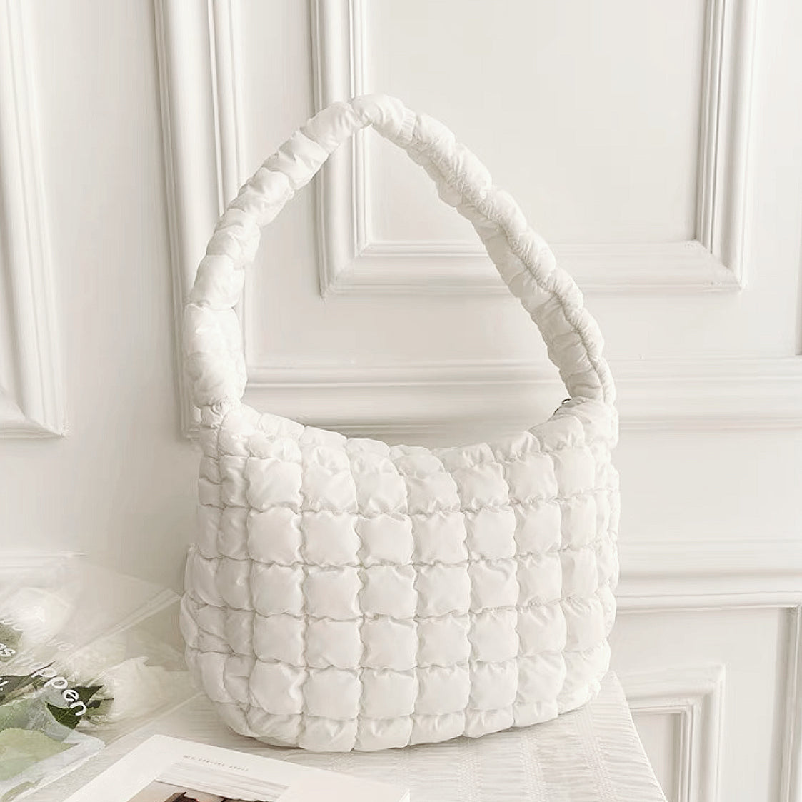 WW | Plissierte Schultertasche Für Frauen