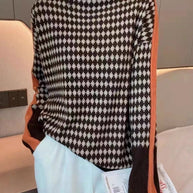 WW | Rollkragenpullover im Farbblockdesign