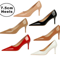 WW | Damen High Heels Atembrecher Lackleder