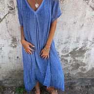 WW | Stilvolles Leinenkleid
