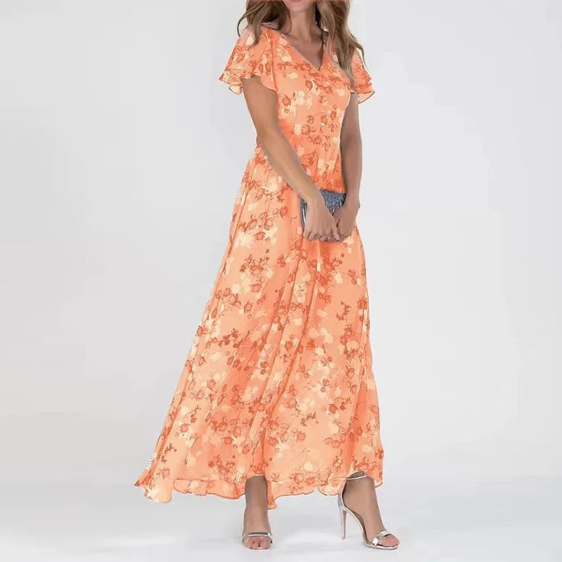 W&W Mode | Modisches Blumenmuster Kleid