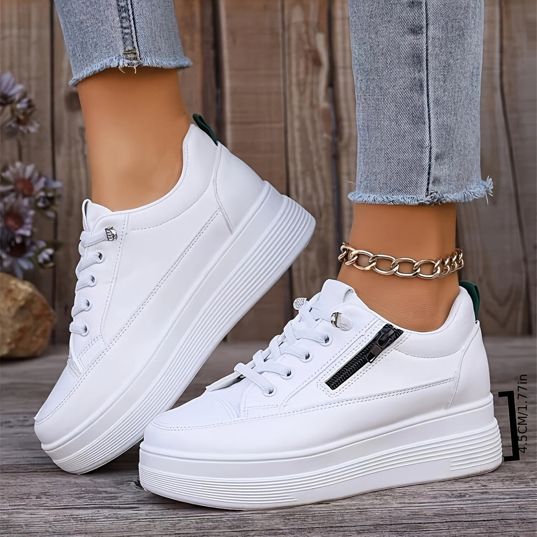 W&W Mode | Stilvolle Einfarbige Sneaker für