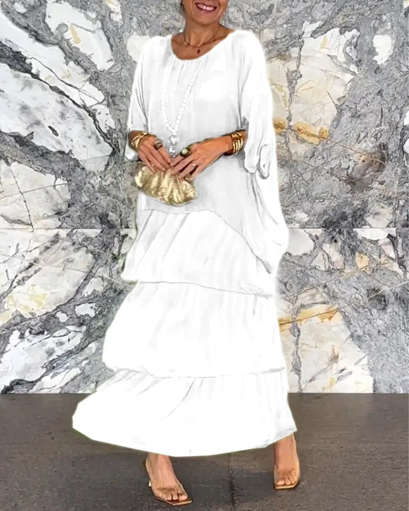 WW | Breite Kleid Im Künstlerischen Stil