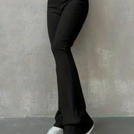 WW | Taille Ribcord Schlaghose - Trendy Damen Alltagshose