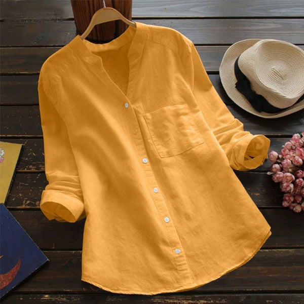 WW | Shirt Langarm Leinenhemd