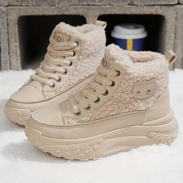 WW – Wasserdichte Plüsch-Stiefeletten