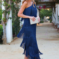Allegra | Einzigartige Eleganz: Off-the-shoulder Kleid
