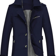 WW | Herren Große Größe Baumwollwindjacke Für Frühling Und Herbst