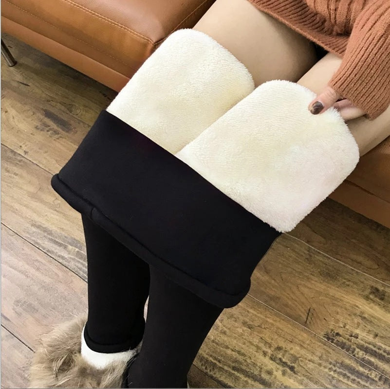 WW | Leggings - hohe Taille Stretchleggings mit beidseitigem Design