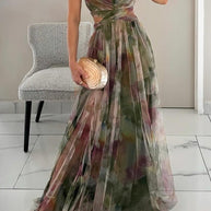 WW | Elegante Maxikleid Im Schönem Blumenmuster