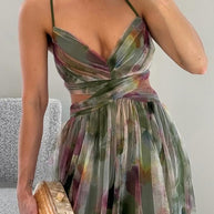 WW | Elegante Maxikleid Im Schönem Blumenmuster