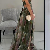 WW | Elegante Maxikleid Im Schönem Blumenmuster