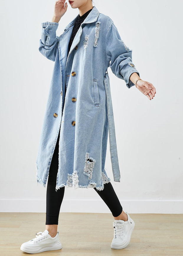 WW | Feminine Eleganz in einem Damen-Jeansmantel - Wintersaison 2024