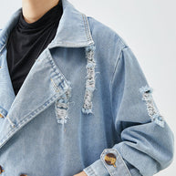 WW | Feminine Eleganz in einem Damen-Jeansmantel - Wintersaison 2024