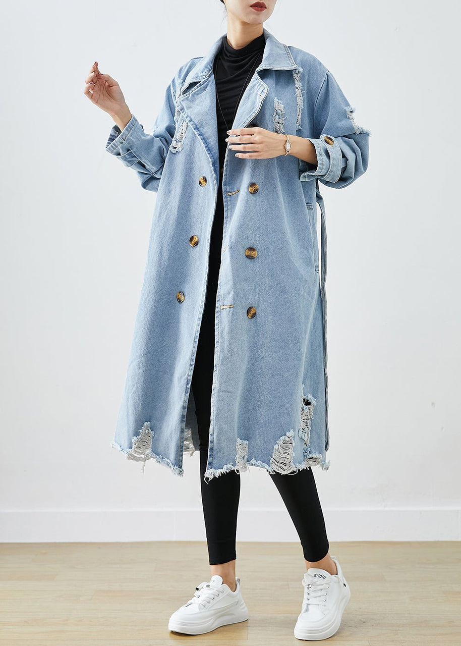 WW | Feminine Eleganz in einem Damen-Jeansmantel - Wintersaison 2024