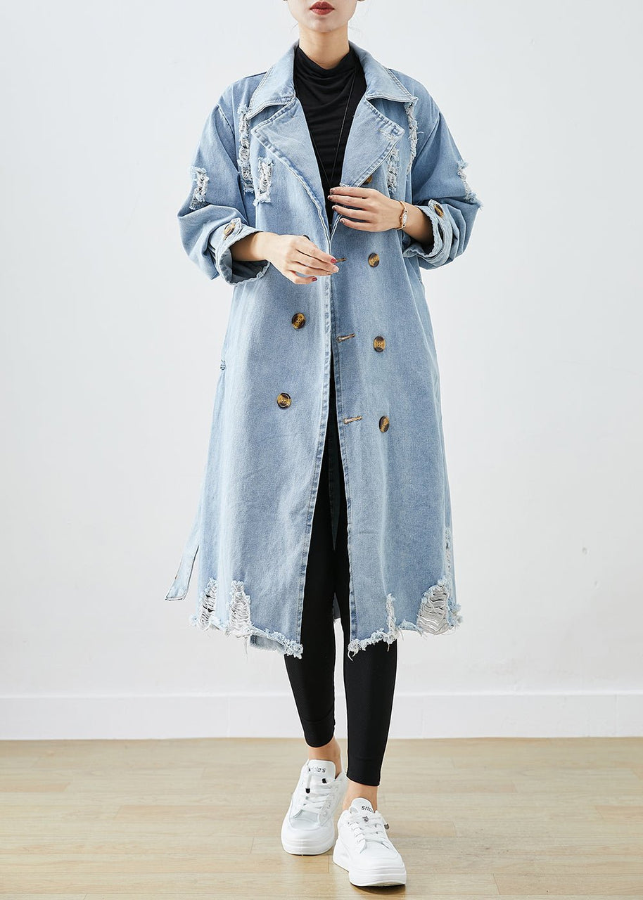 WW | Feminine Eleganz in einem Damen-Jeansmantel - Wintersaison 2024