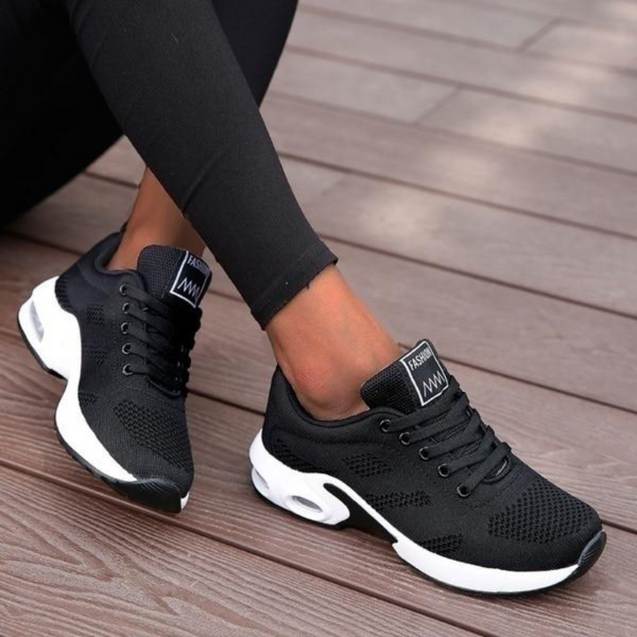 W&W Mode | Damen Fitness Sportschuhe Schwarz