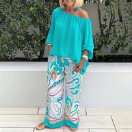 WW | Bluse und Hose Set | Elegantes und Bequemes Zweiteiliges Outfit