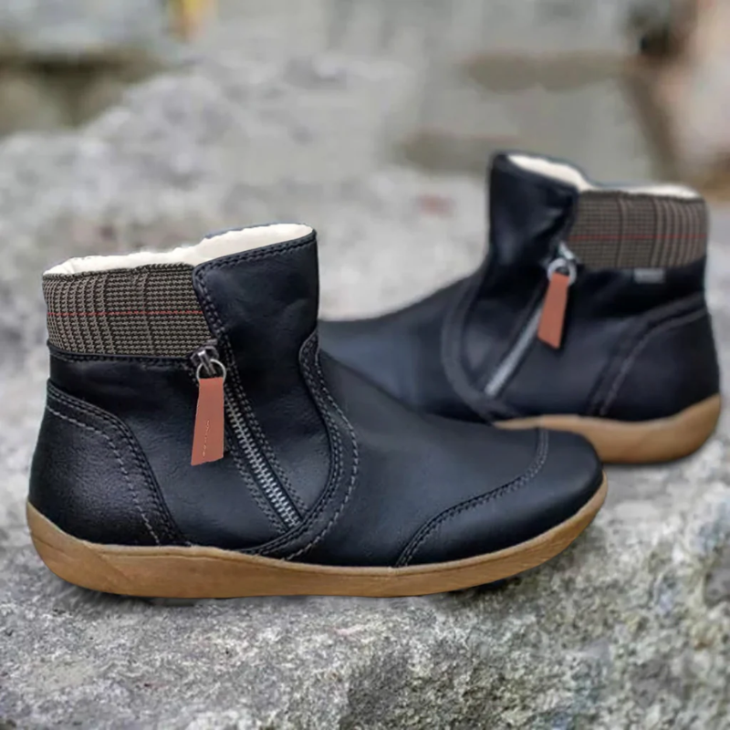 WW | Flach Siefeletten Damen Schwarz