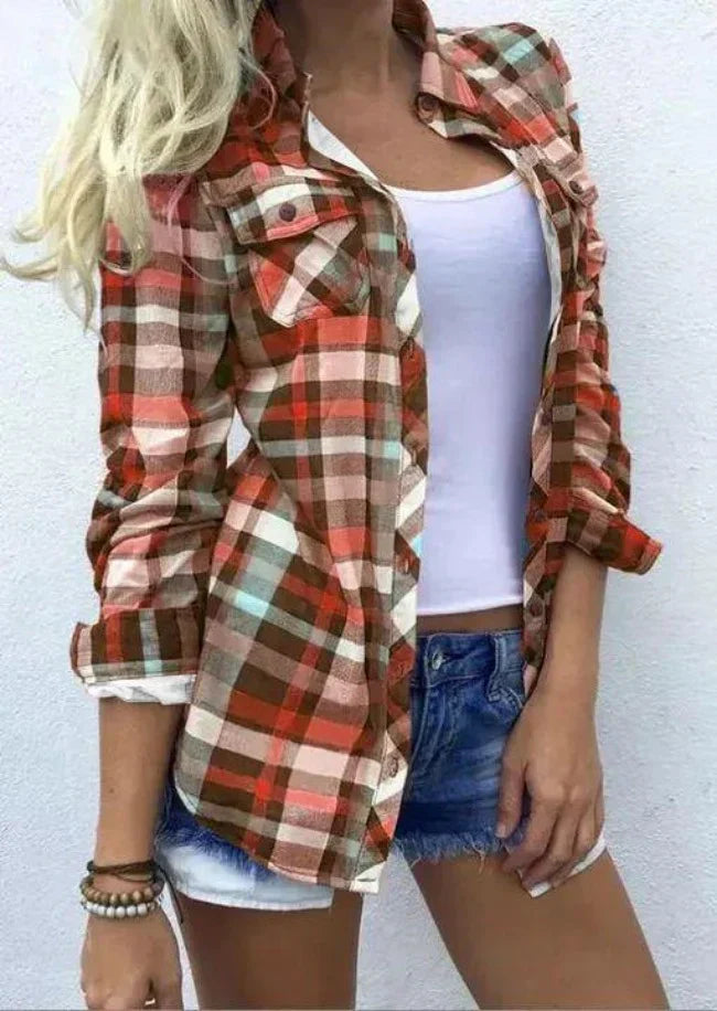WW | Elegante Karierte Bluse