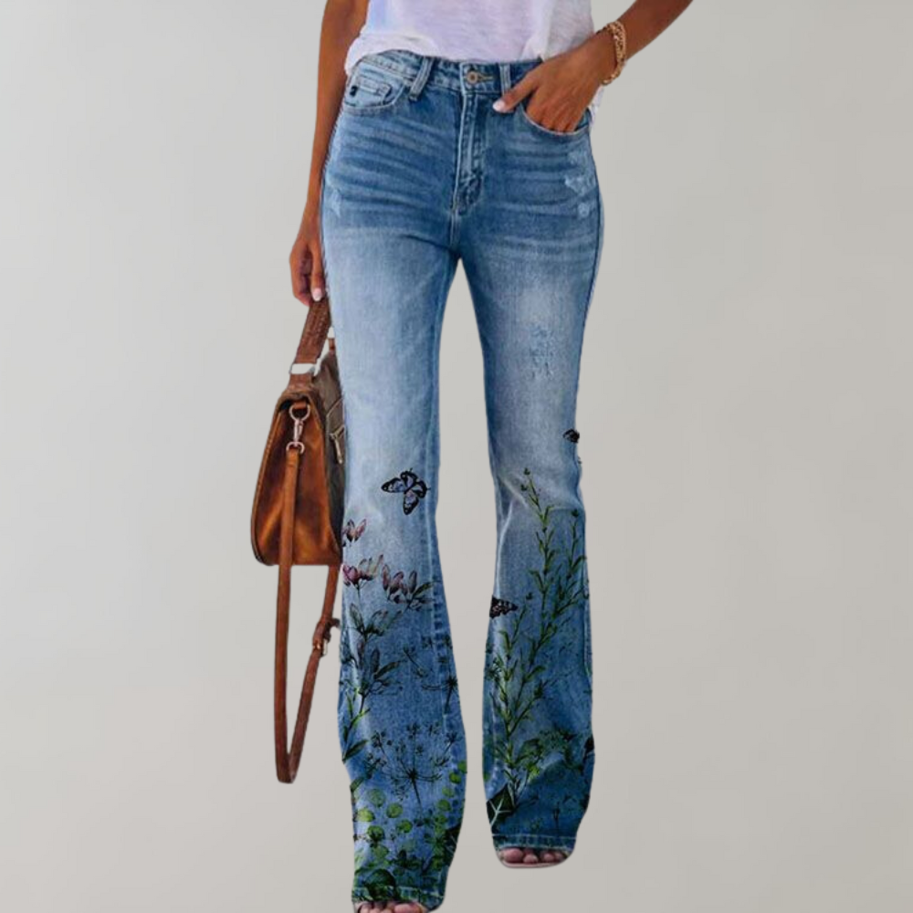 WW | Flared Jeans Damen High Waist