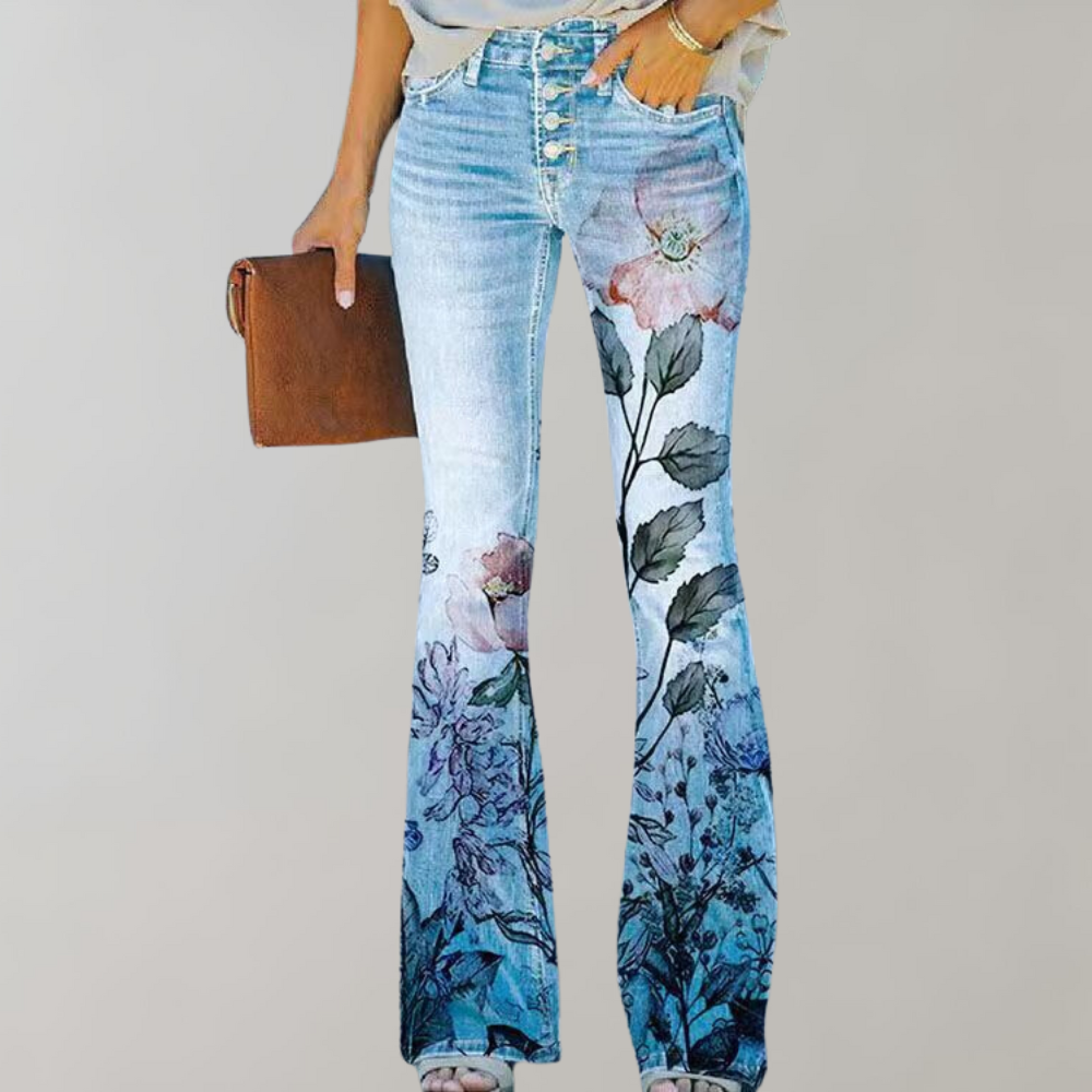 WW | Flared Jeans Damen High Waist