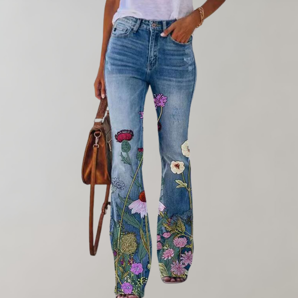 WW | Flared Jeans Damen High Waist