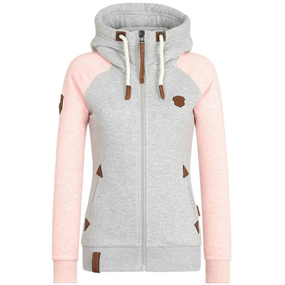 WOLFF | Damen Hoodie mit Reißverschluss