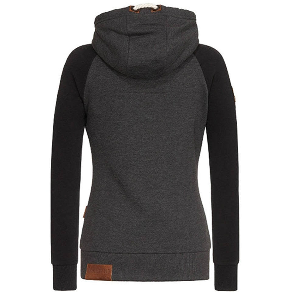 WOLFF | Damen Hoodie mit Reißverschluss