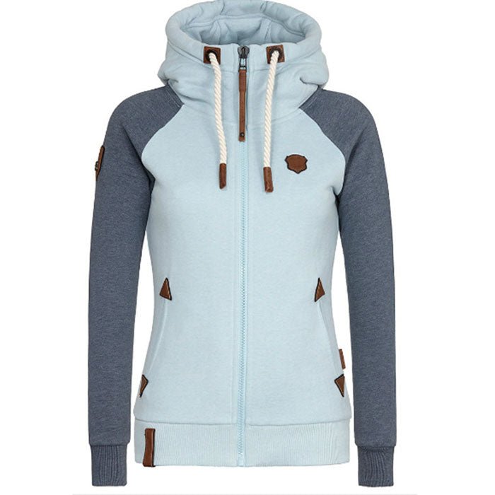 WOLFF | Damen Hoodie mit Reißverschluss