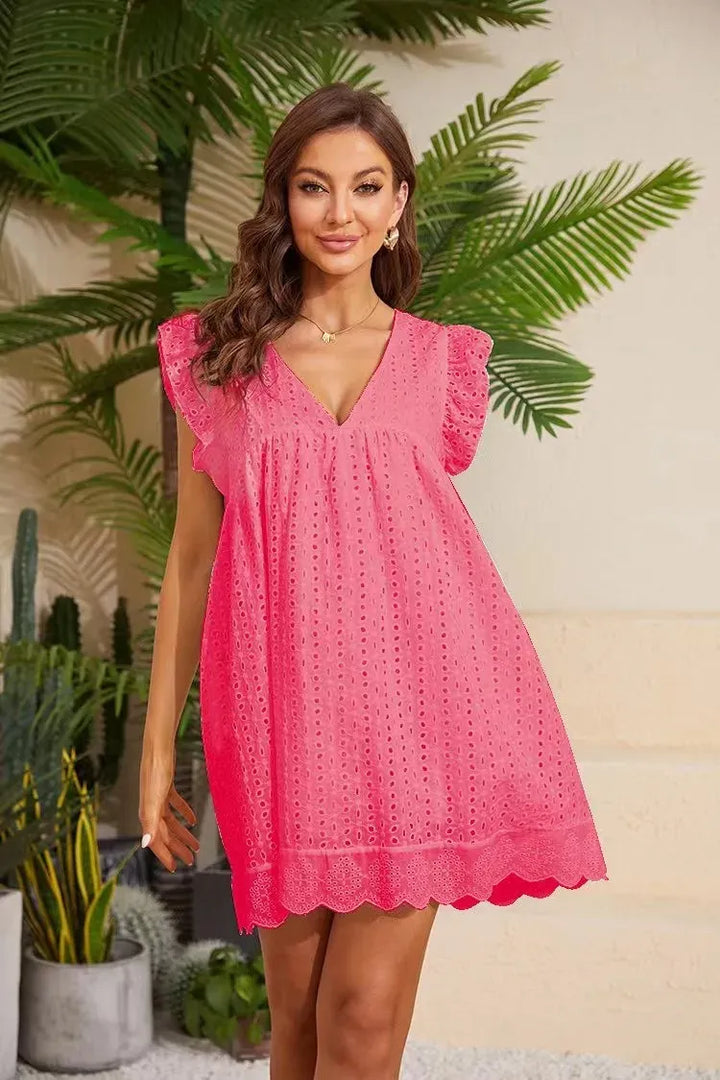 W&W Mode - Besticktes Sommerkleid