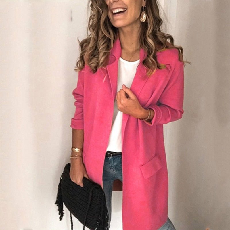 WW | Lange Bequeme Dünne Strickjacke Für Frauen