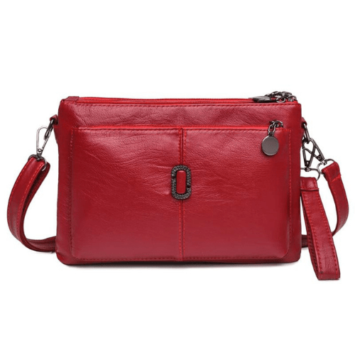 W&W Mode | Kleine Ledere Schultertasche Damen Hochwertige Lederverarbeitung
