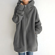 WW | Kuscheliger Winter Pullover Hoodie in Übergröße