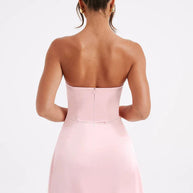 WW | Ärmelloses Minikleid mit Schleifendetail