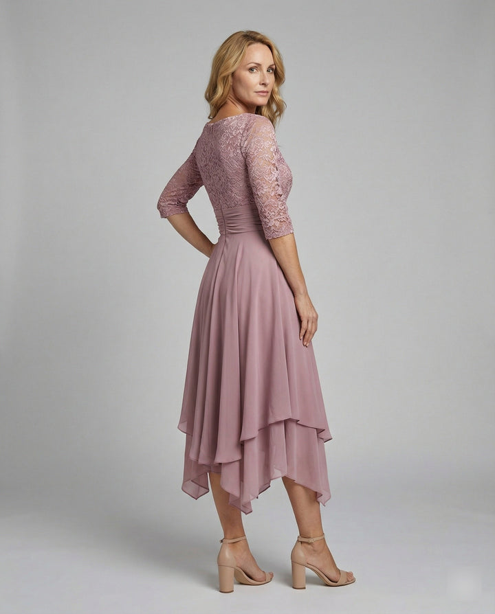 Damen Kleid mit lockerer Regular-Fit-Passform und leichtem Stretch